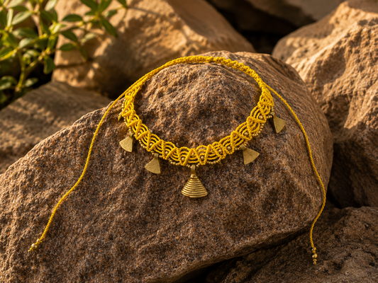 Golden dune chocker-yellow